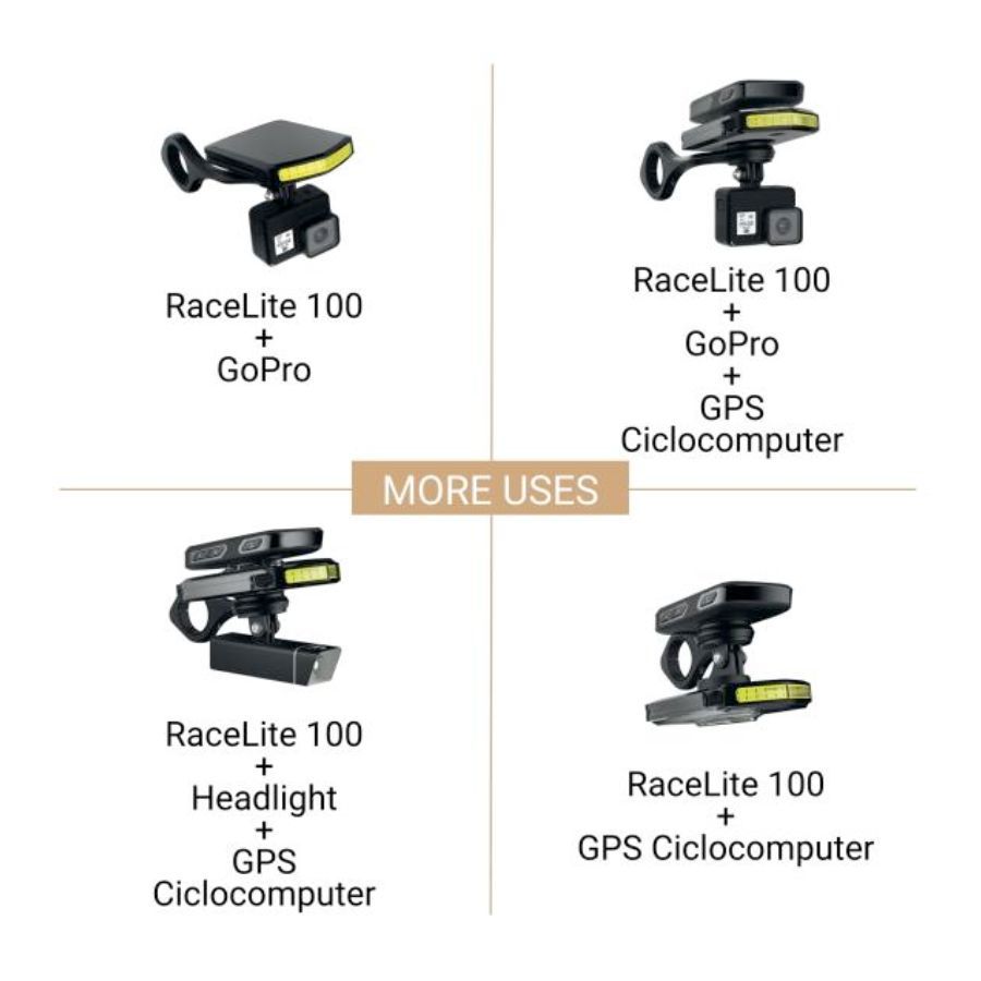 SKUAD RACELITE 100 PRZEDNIE LIGEK DO WSPARCIA CYKLOCOMPUTER