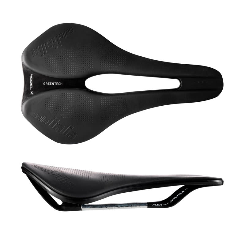 Sella Selle Italia 145x245mm MODEL X GREEN (L3) Superflow Nero - 299gr