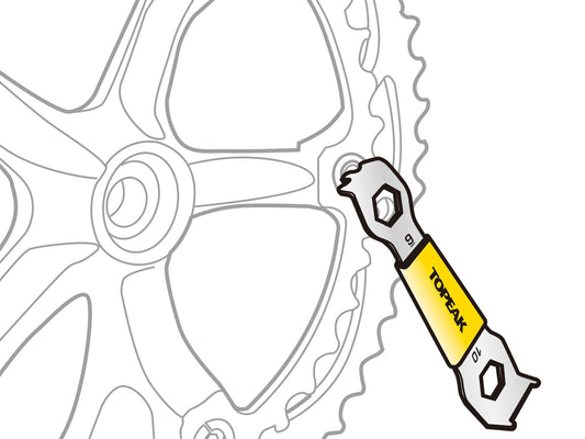 Chiave Topeak Chainring Nut Wrench