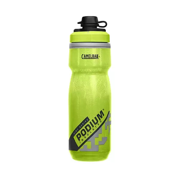 Camelbak Thermal Bottle MTB Pódium Dirt Series Chill 620 ml s limetkově zeleným uzávěrem