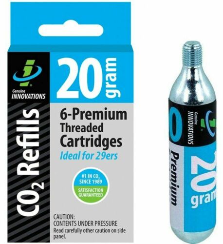 Kit 6 CO2 CARTRIDGES D'INNOVATION DE 20GR