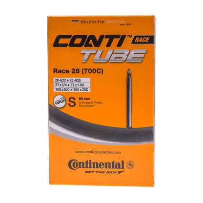 Kontinental luftkamera Conti Tube Race 700 × 20/25 Presta 60mm Valve