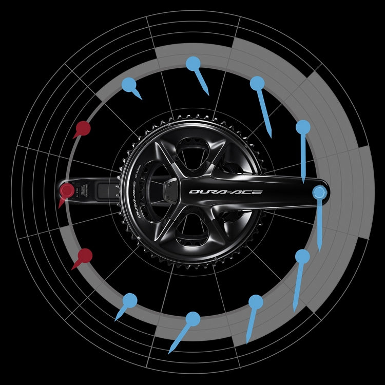 Shimano Pulitindo Dura ACE FC-R9200-P Medidor de energia 2x12V