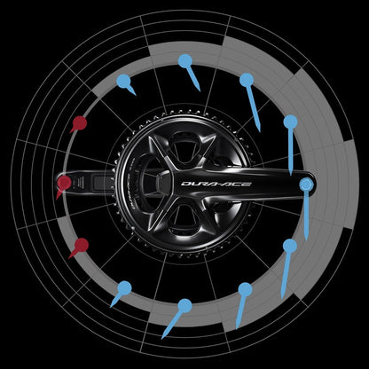 Shimano Pulitindo Dura ACE FC-R9200-P Medidor de energia 2x12V