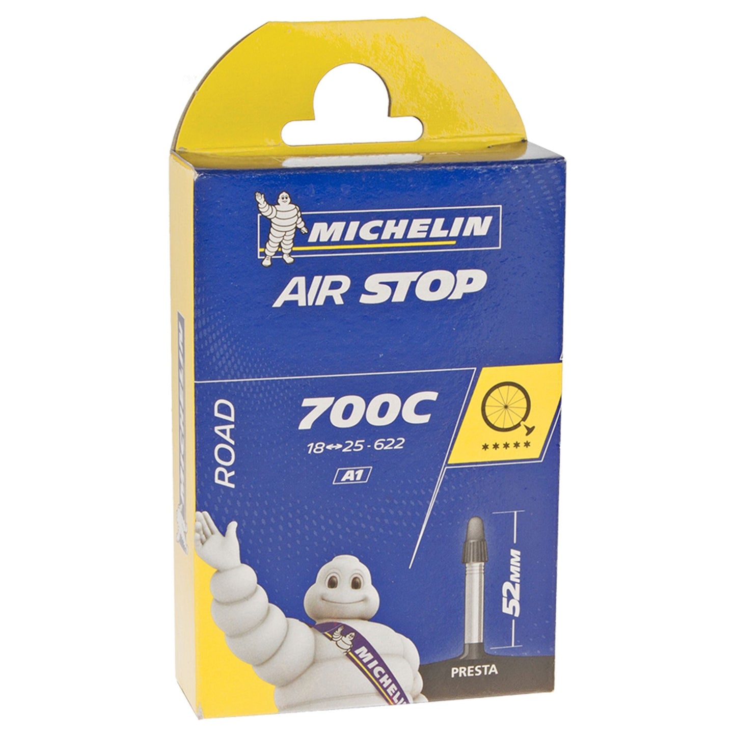 Michelin Air Stop A1 700x18/25 Presta -klep 52 mm