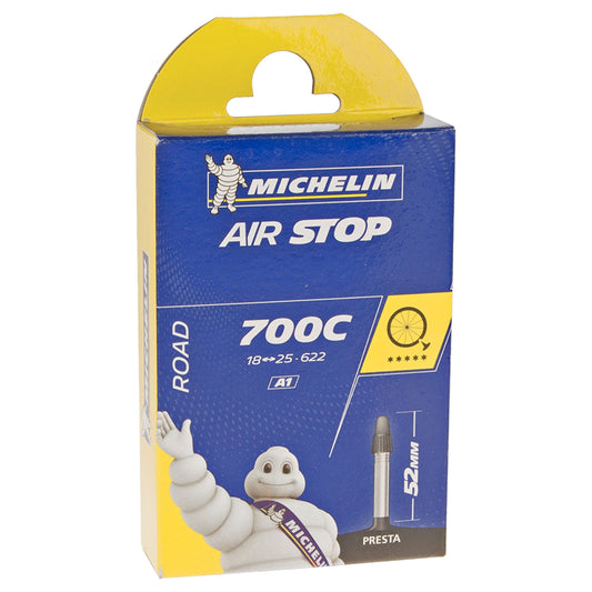 Michelin -Luftstopp A1 700x18/25 Presta -Ventil 52 mm