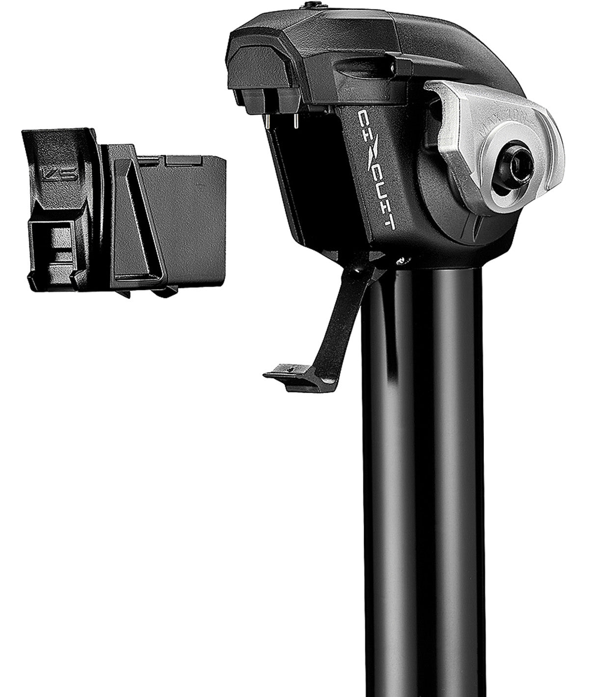 Teleskopowa sztyca podsiodłowa KS Rage Circuit 30,9 x 505 mm z akumulatorem, ładowarką i pilotem