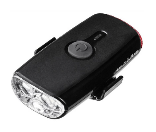 Luce a led Bianco e Rosso Topeak HEADLUX DUAL USB