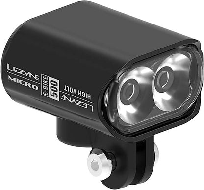 Lezyne Micro Drive 500 etuvalo e-pyörälle