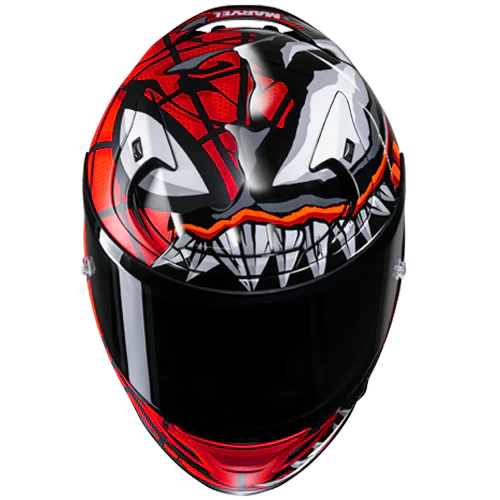 HJC RPHA 12 Casque de Marvel MC1SF de venin maximisée