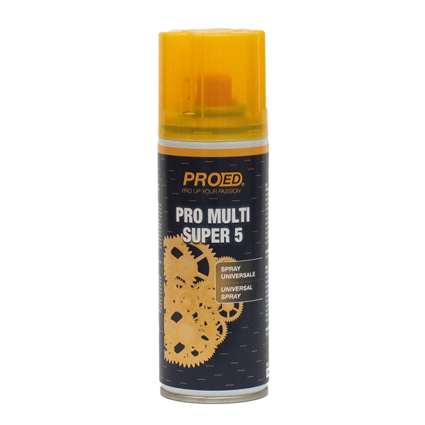 Spray til Proed Pro Multi Super 5 - 200 ml komponenter