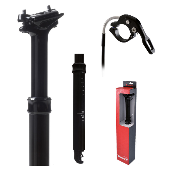 Tige de selle télescopique à câble interne TranzX SB0 34,9x356 mm