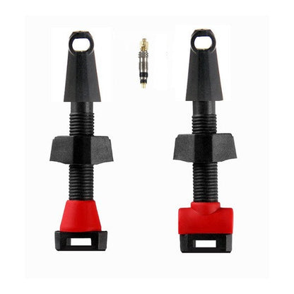 Paire de Valves Presta Tubeless Carbone - 35mm