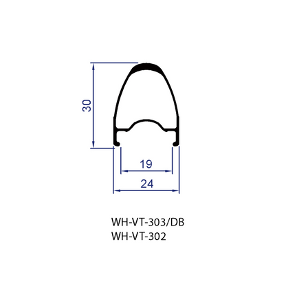 WIZJI DEAM 30 RIM Brake Wheels