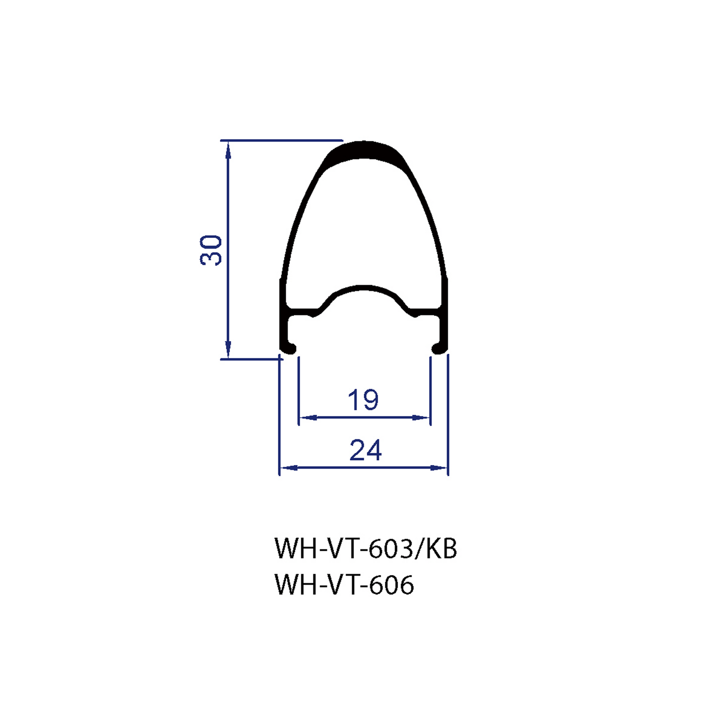 Vision Trimax 30 kb obręczy kół hamulcowy